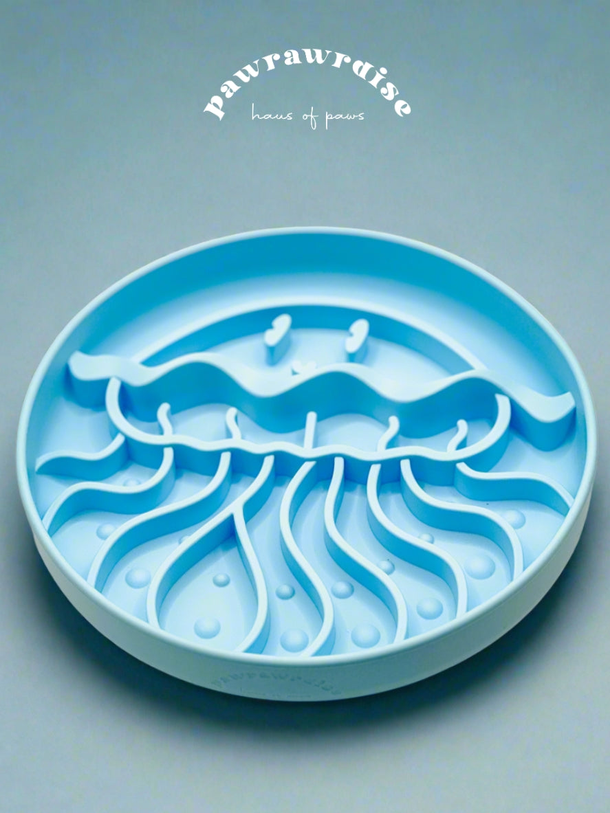 Jellyfish Slow Feeder / Light Blue