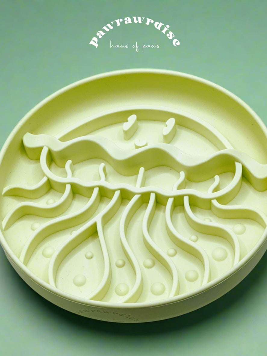 Jelly Fish Slow Feeder / Lime