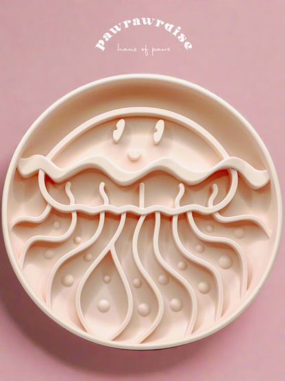 Jelly Fish Slow Feeder / Peach