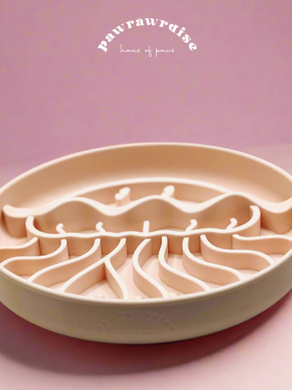 Jelly Fish Slow Feeder / Peach