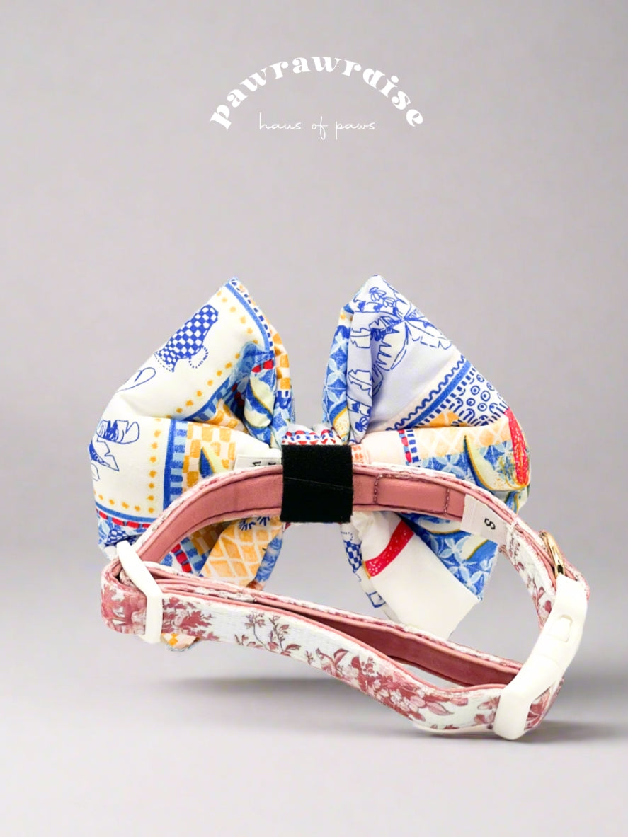 Tropical Mosaic Pillow Bow