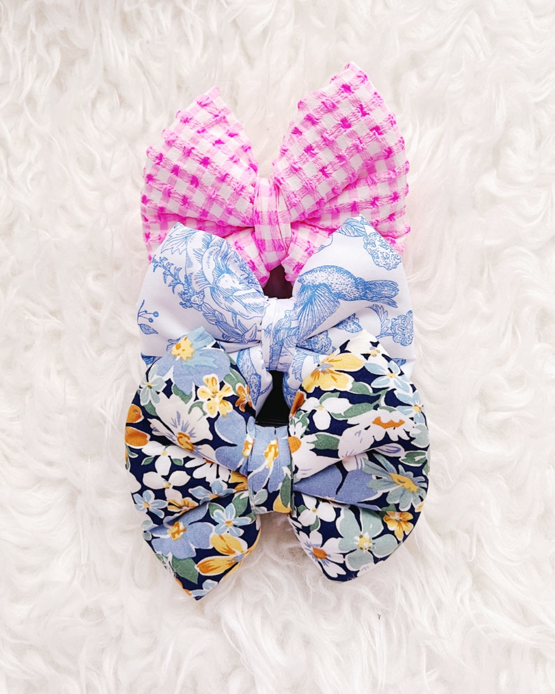 Sundae Floral Pillow Bow