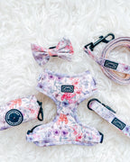 Whimsical floral harness set front side