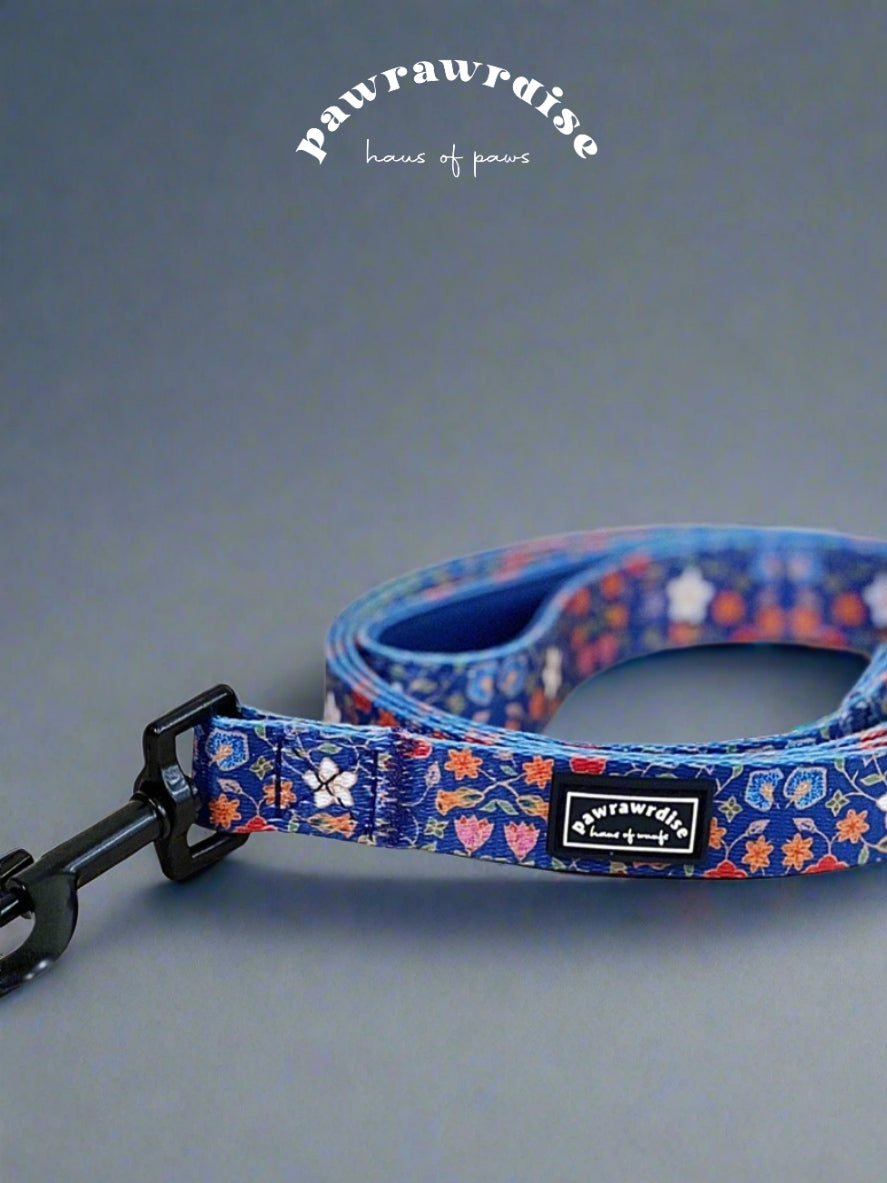 Caddy Batik Leash: coordinating pet leash with heritage-inspired batik print