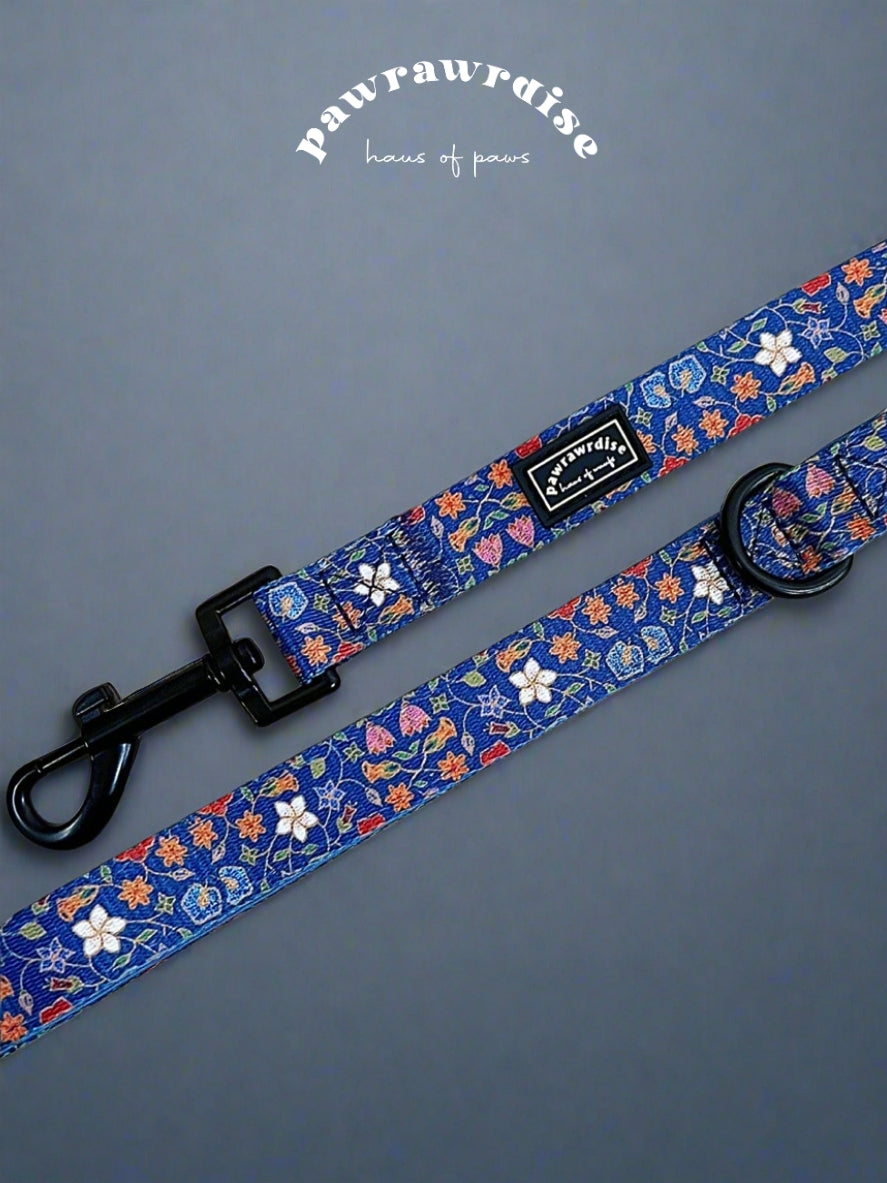 Caddy Batik Leash: coordinating pet leash with heritage-inspired batik print