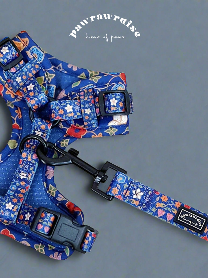 Caddy Batik Leash: coordinating pet leash with heritage-inspired batik print