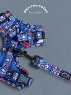 Caddy Batik Leash: coordinating pet leash with heritage-inspired batik print