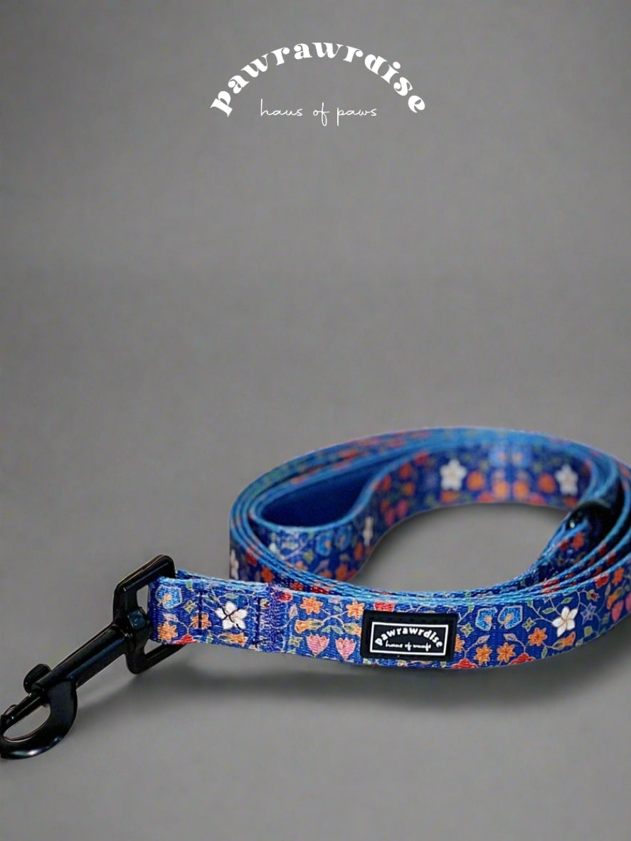 Caddy Batik Leash: coordinating pet leash with heritage-inspired batik print