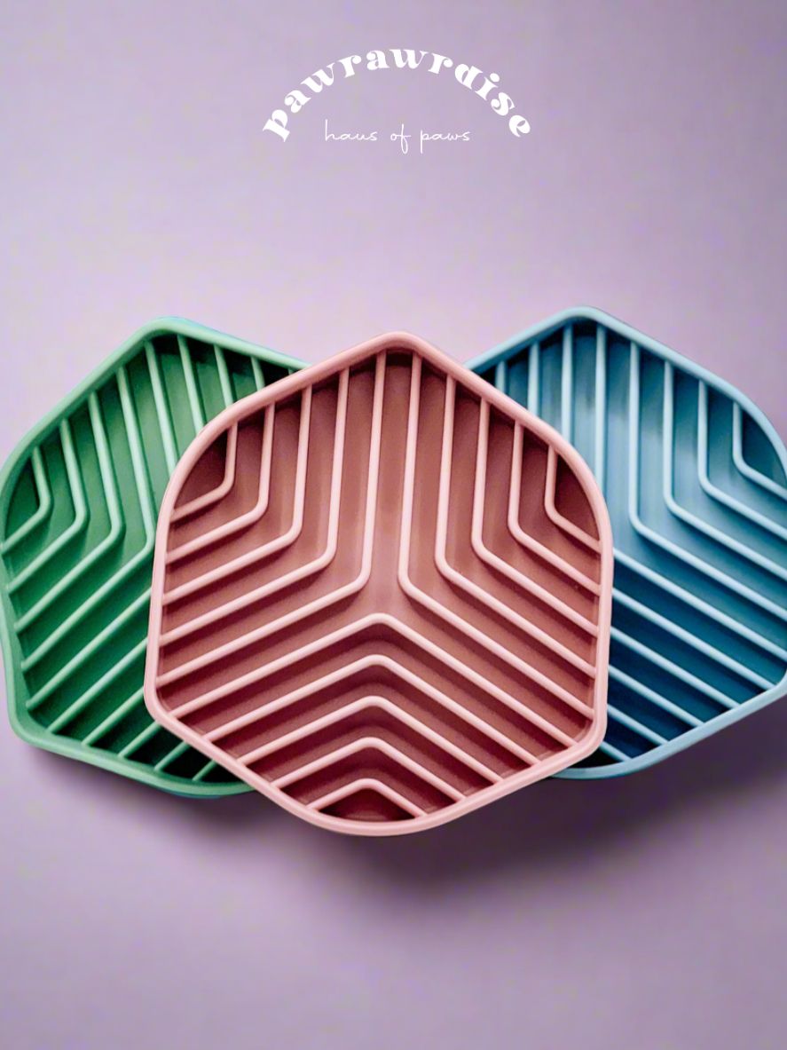 Fika Slow Feeder Bowl – pet feeding enrichment bowl with textured surface