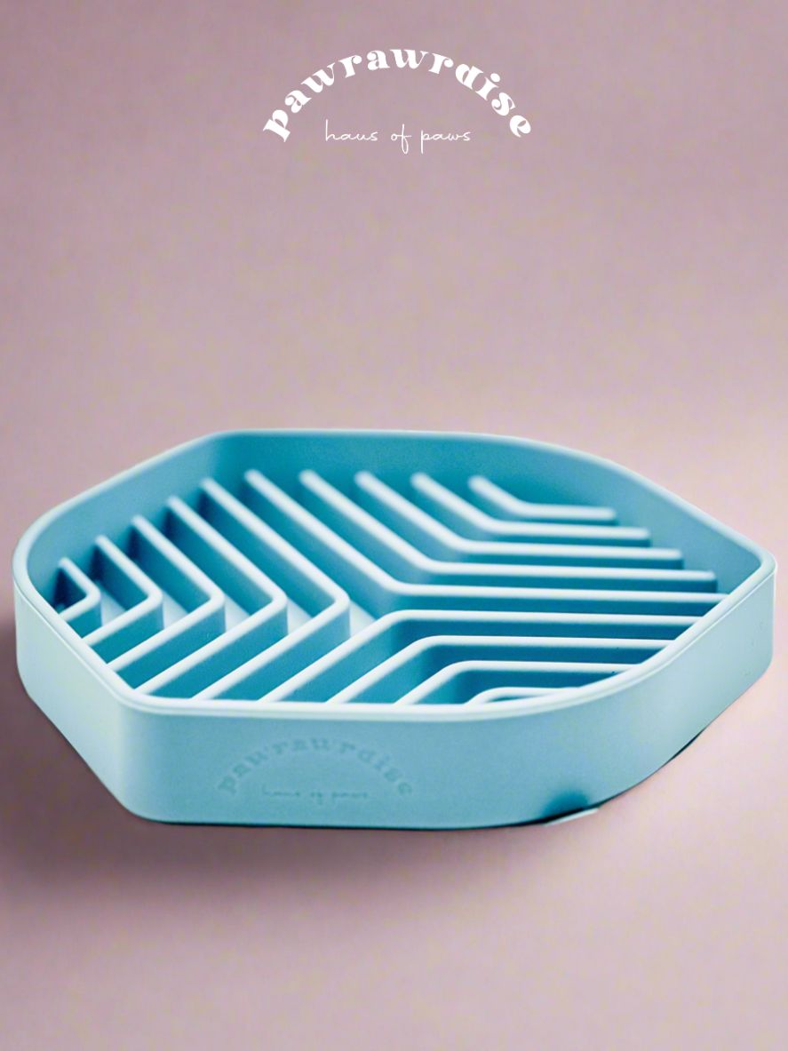 Fika Slow Feeder Bowl – pet feeding enrichment bowl with textured surface