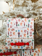 Noel coordinated pet accessories with a festive design