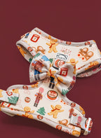 Noel's Tradition Bow Tie – decorative pet bow in a festive print