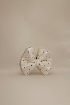 Polka Dots Pillow Bow – handmade pet pillow bow for a special occasion