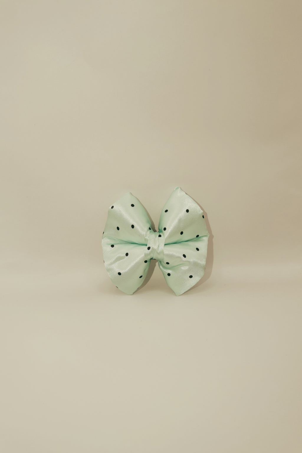 Polka Dots Pillow Bow – handmade pet pillow bow for a special occasion