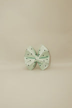 Polka Dots Pillow Bow – handmade pet pillow bow for a special occasion