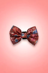 Scarlet Batik Bow Tie