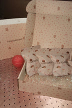 Pawrawrdise Secret Bow Club box of three mystery pet pillow bows