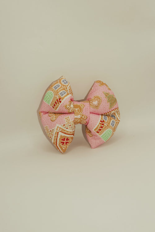 Sugarplum Cottage Pillow Bow – handmade pet pillow bow for a special occasion